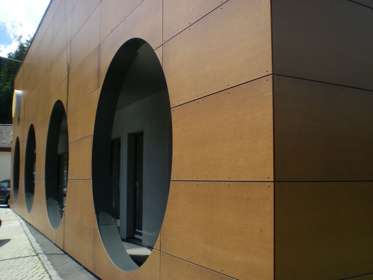 Fassadenverkleidung mit Fassadenplatten Fassade